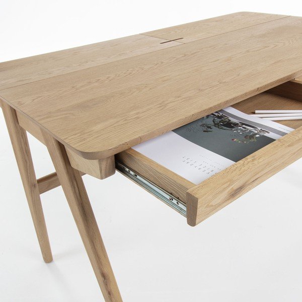 Pisalna miza Kave Home Jakes Natural, 120 x 65 cm-image-2