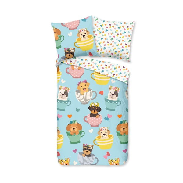 Bombažna otroška posteljnina za otroško posteljico 100x135 cm Dogs – Bonami Selection