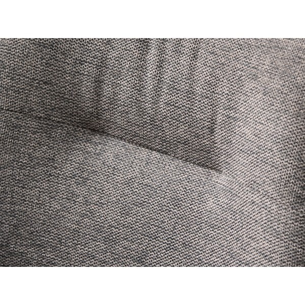 Siv oblazinjen jedilni stol z nasloni za roke Roxana – Unique Furniture-image-1