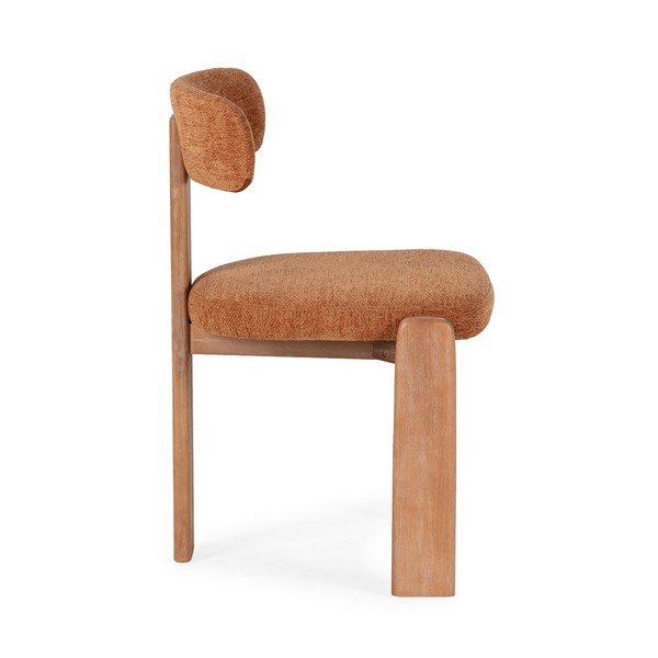 Opečnato oranžni oblazinjeni jedilni stoli v kompletu 2 ks Nadia – MOME-image-4