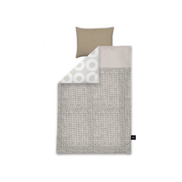 Posteljno perilo za dvojno posteljo De Eekhoorn Bisque, 200 x 220 cm-image-1