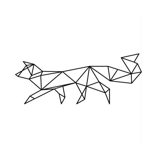 Nalepka Ambiance Origami fox-image-3