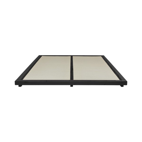Dvoposteljna postelja iz borovega lesa z ležiščem in tatamijem Karup Design Dock Double Latex Black/Black, 160 x 200 cm-image-4