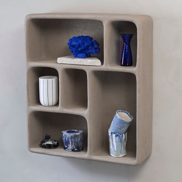 Svetlo siva polica v kamnitem dekorju Art Studio - Mette Ditmer Denmark-image-3