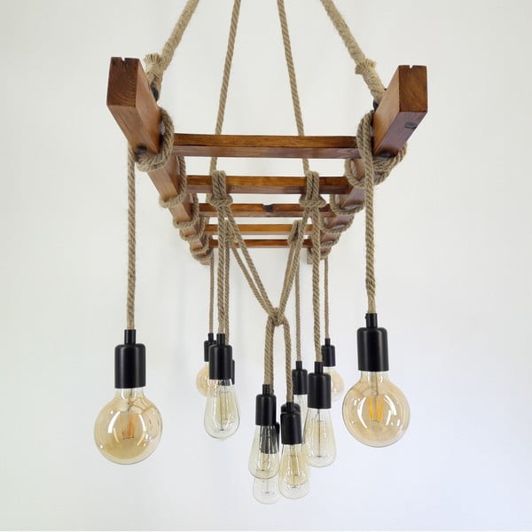Viseča svetilka iz masivnega bora Merdiven-image-2