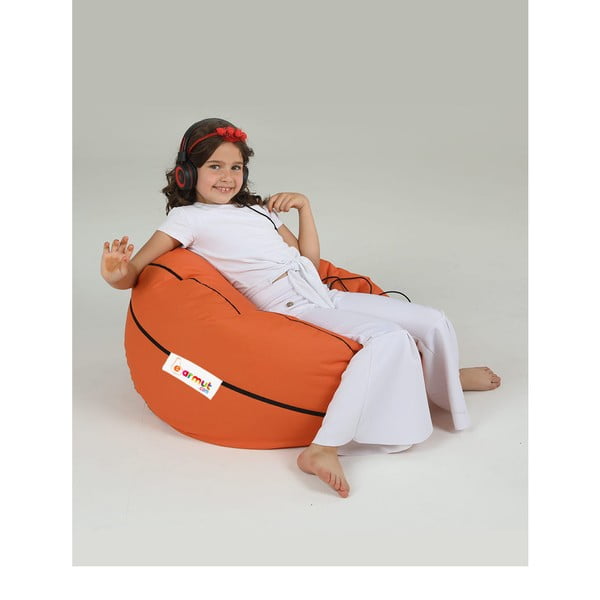 Oranžna otroška vreča za sedenje Basketball – Floriane Garden-image-3
