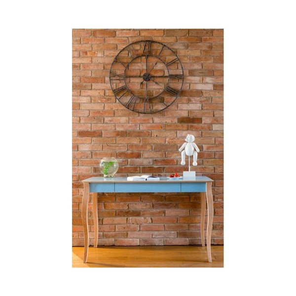 Temno turkizna pisalna miza Ragaba Lillo, dolžina 85 cm-image-4
