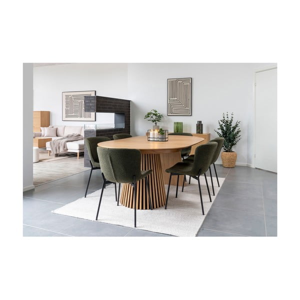 Zelena steklena vaza (višina 26,5 cm) – House Nordic-image-4