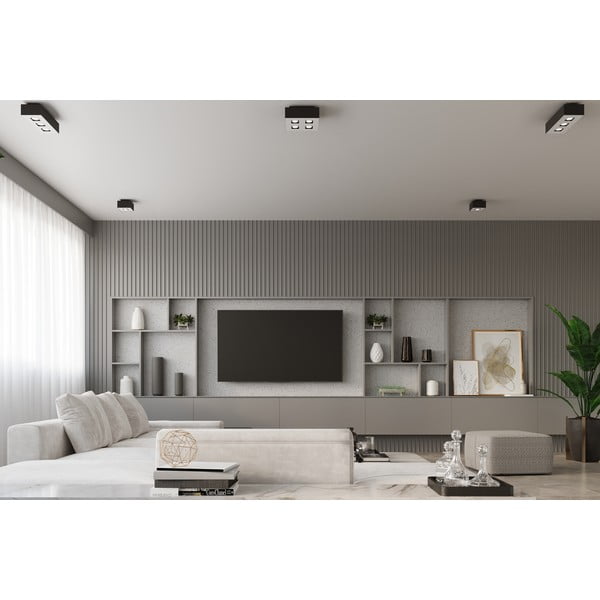 Črna stropna svetilka Sollux Hydra-image-1