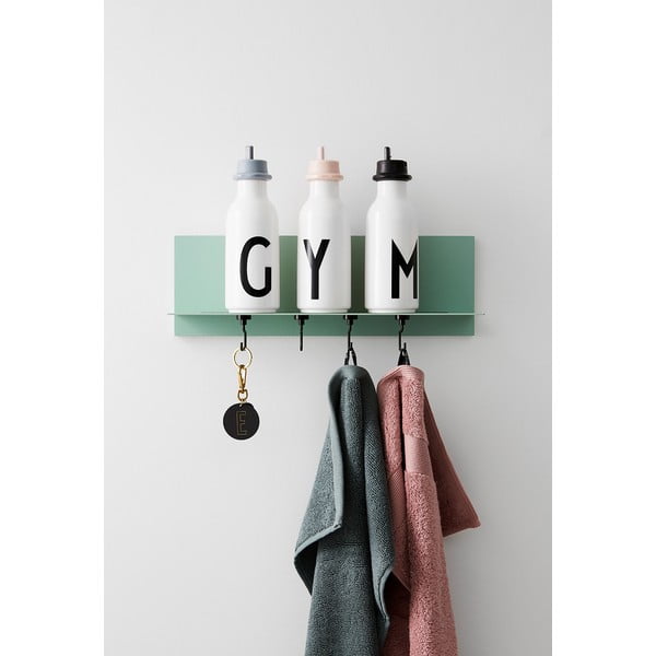 Siv športni pokrovček za steklenico Design Letters Lid-image-1