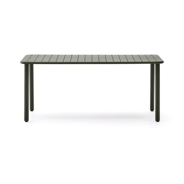 Jeklena vrtna miza 90x180 cm Brai – Kave Home-image-2