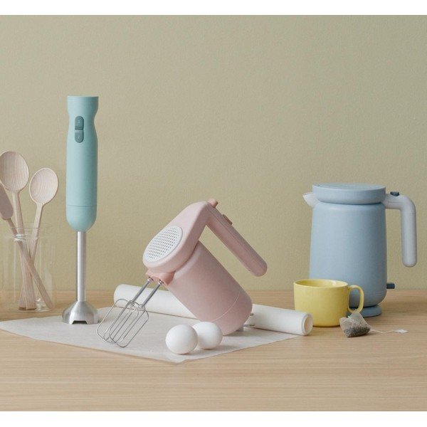 Svetlo zelen palični plastičen mešalnik Foodie – RIG-TIG-image-1