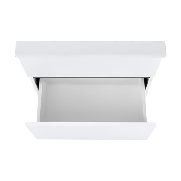 Bela stenska omarica brez umivalnika 60x52 cm Wisla – Støraa-image-3