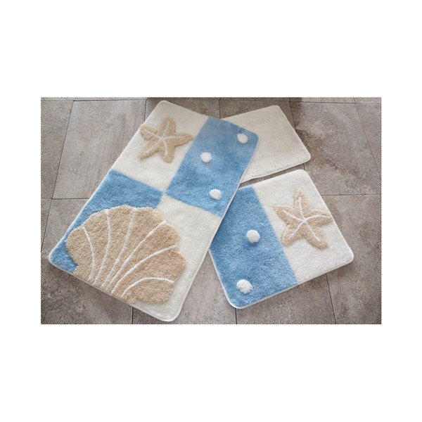 Komplet 3 kopalnih preprog Leonard-image-2