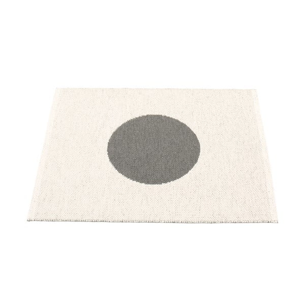 Temno siva notranja in zunanja preproga 70x90 cm Vera Charcoal – Pappelina-image-1