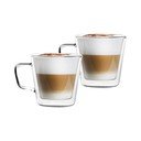 Steklene skodelice v kompletu za kapučino/z dvojno steno 2 ks 350 ml – Vialli Design
