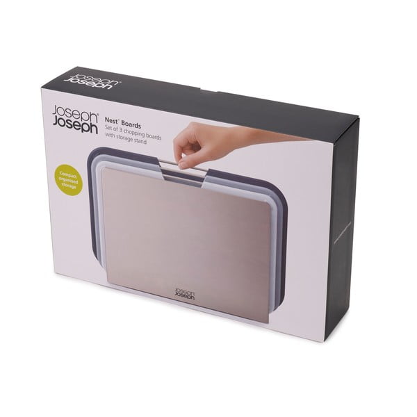 Komplet 3 desk za rezanje s stojalom Joseph Joseph Nest, 32 x 22 cm-image-4