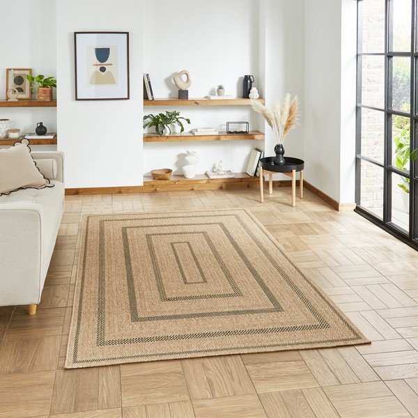 Svetlo rjava zunanja preproga 120x170 cm Nomad – Think Rugs-image-2