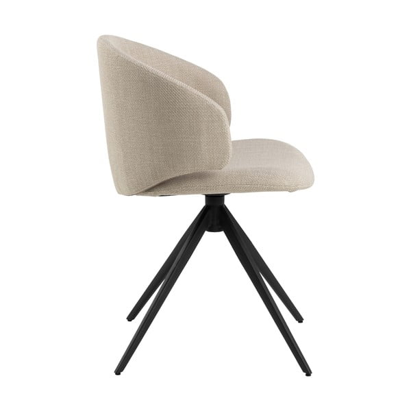 Bež oblazinjen jedilni stol z nasloni za roke Ella – Actona-image-4