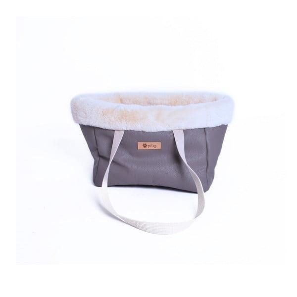 Rjava torba iz eko usnja 35x21 cm Snow - Petsy-image-3