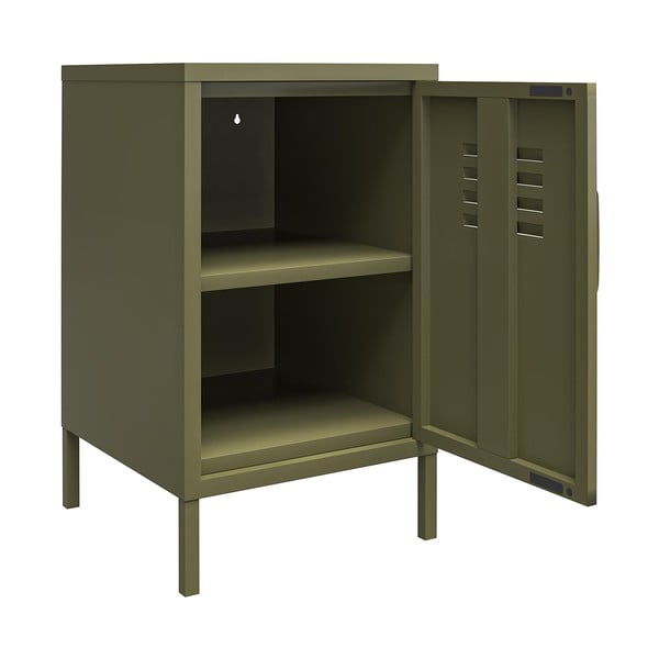 Kaki zelena kovinska nočna omarica Bradford – Støraa-image-4