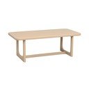 Klubska mizica z mizno ploščo v hrastovem dekorju v svetli naravni barvi 50x103 cm Driscoll – Rowico