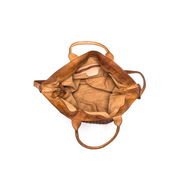 Usnjena torbica Anna Luchini 14 Cognac-image-3