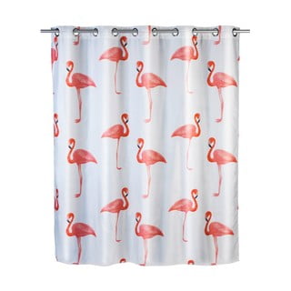 Kopalniška zavesa z zaščito proti plesni Wenko Flamingo, 180 x 200 cm
