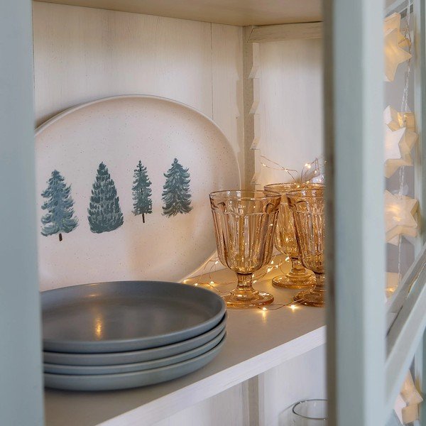 Pladenj z božičnim motivom iz kamenine 26x41 cm Pacifica Christmas Tree – Casafina-image-4