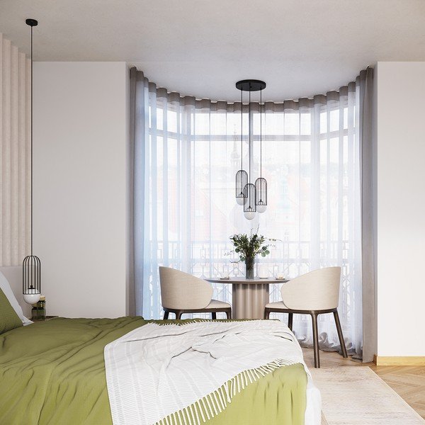 Črno-bela viseča svetilka s steklenim senčilom Belinda – Sollux-image-2