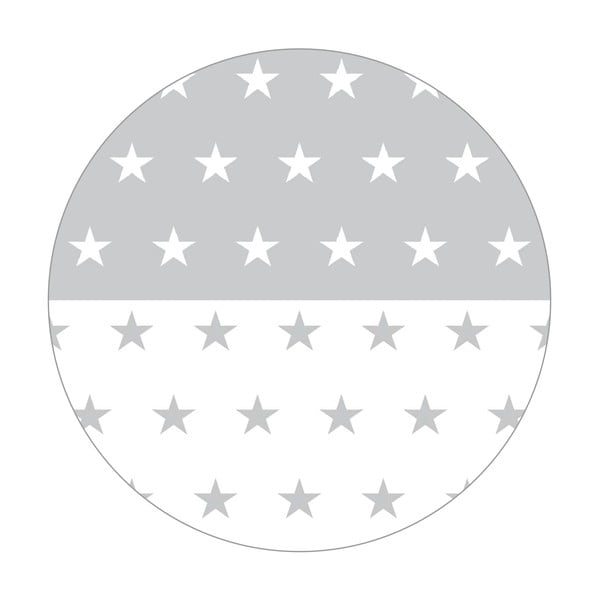 Bela otroška posteljica na koleščkih in z ogrodjem za baldahin 60x120 cm Little stars – Roba-image-4