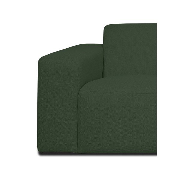 Kaki zelena sedežna garnitura 228 cm Roxy – Scandic-image-3