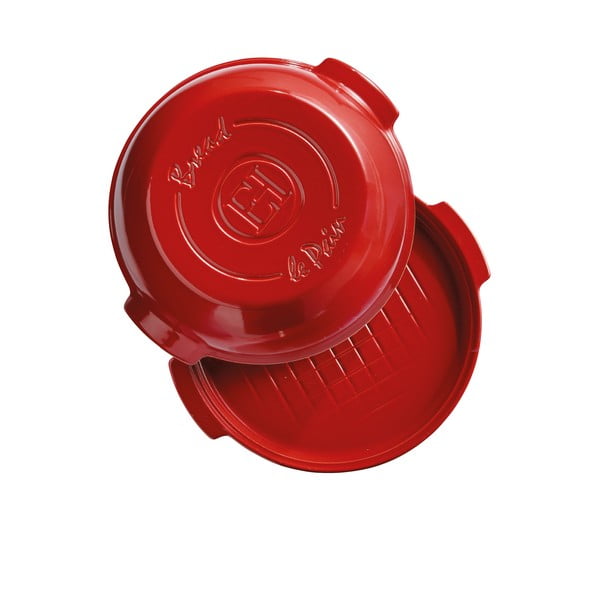 Rdeč keramičen model za kruh Emile Henry, ⌀ 29,5 cm-image-3
