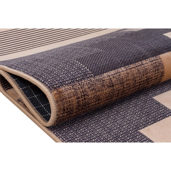 Rjavo-bež pralna preproga 300x100 cm - Vitaus-image-3