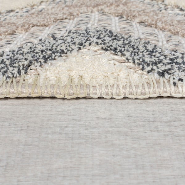 Sivo-bež pralna preproga 78x150 cm Beckett – Flair Rugs-image-4