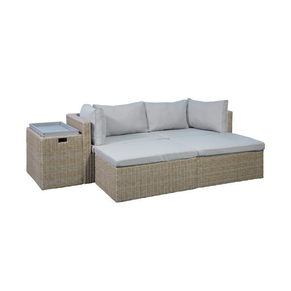 Bež/svetlo rjava vrtna garnitura Modular – Unique Furniture