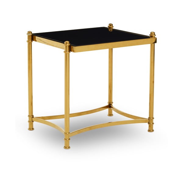 Stranska mizica s stekleno mizno ploščo 50x56 cm Ackley – Premier Housewares-image-3