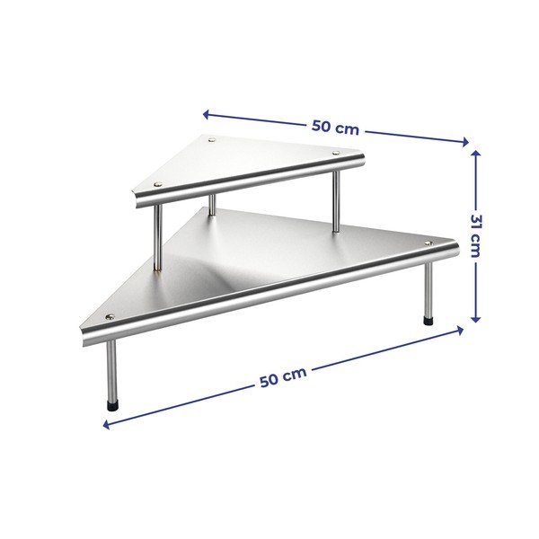 Dodatna polica iz nerjavečega jekla Massivo - Maximex-image-3