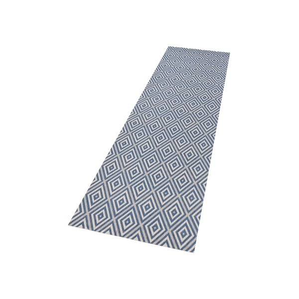 Modra zunanja preproga NORTHRUGS Karo, 80 x 200 cm-image-4