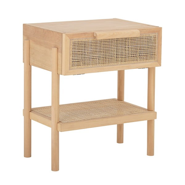 Nočna omarica v borovem dekorju v naravni barvi Manon – Bloomingville-image-3