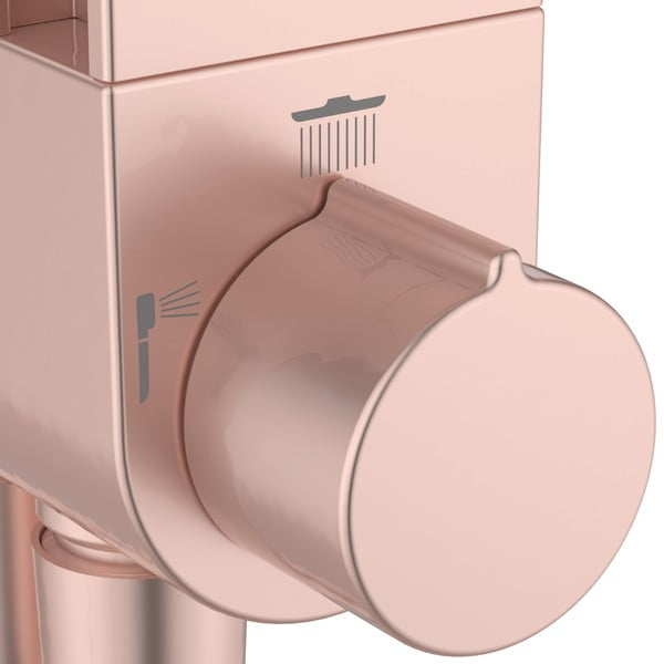 Svetlo rožnata kovinska tuš garnitura 110 cm ALU+ – Ideal Standard-image-3