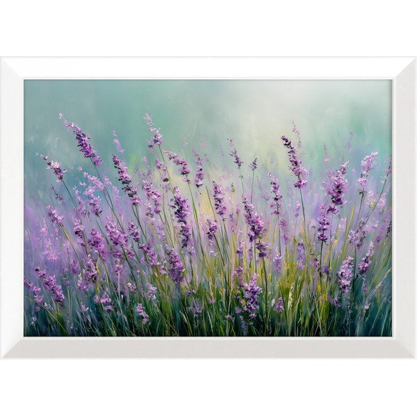 Tiskana slika z okvirjem 75x56 cm Lavender – Styler