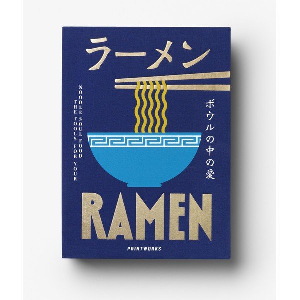 Modra komplet jedilnih paličic iz nerjavečega jekla/iz bambusa za 2 osebi The Essentials - Ramen Tools – Printworks