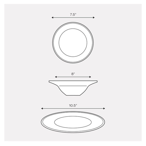 Porcelanski set Indigo Poppy, 12 kosov-image-1