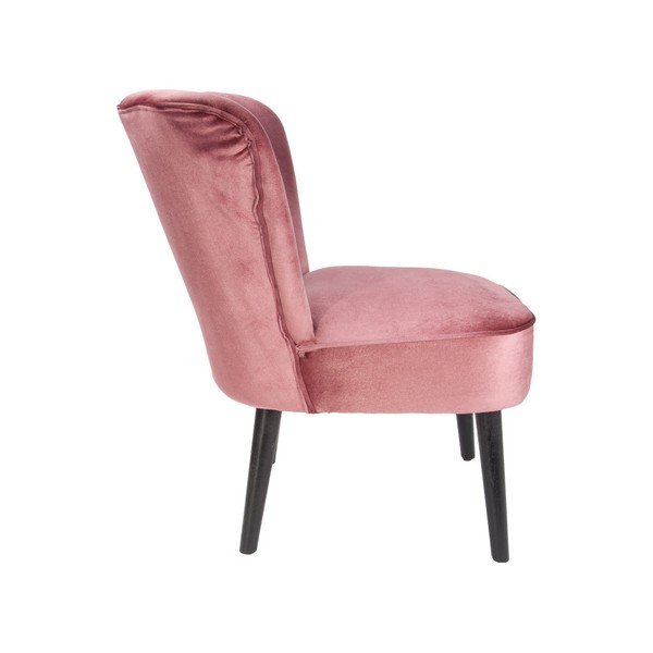 Roza stol z žametnim oblazinjenjem Leitmotiv Luxury-image-1