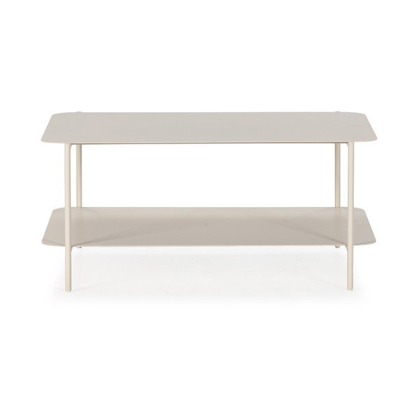 Kremno bela kovinska klubska mizica 58x90 cm Beatrix – MOME-image-3