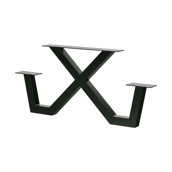 Črna nadomestna konstrukcija za mizo Tablo - WOOOD-image-2