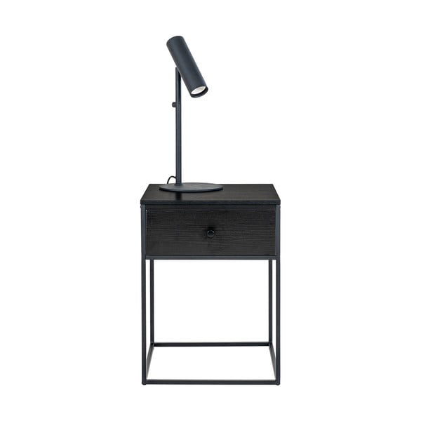 Črna nočna omarica Vita – House Nordic-image-4