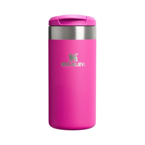 Rožnat termo lonček iz nerjavečega jekla 350 ml AeroLight™ Transit Mug Violet Blossom – Stanley
