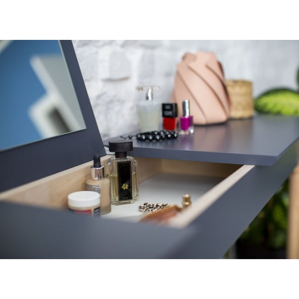 Bela toaletna mizica Ragaba Mimo, širina 105 cm-image-2